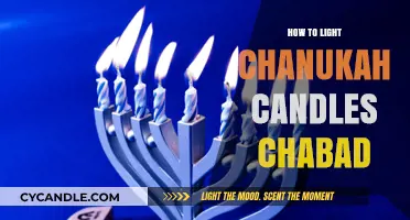 Chabad's Guide: Properly Lighting Chanukah Candles with Blessings & Traditions