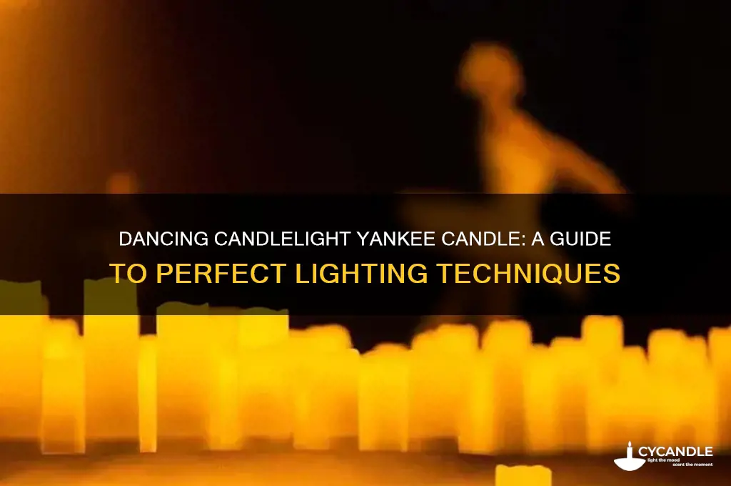 how to light dancing candlelight yankee candle