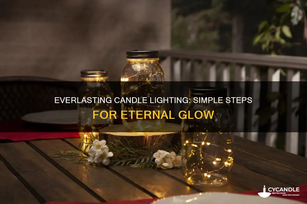 how to light everlasting candle