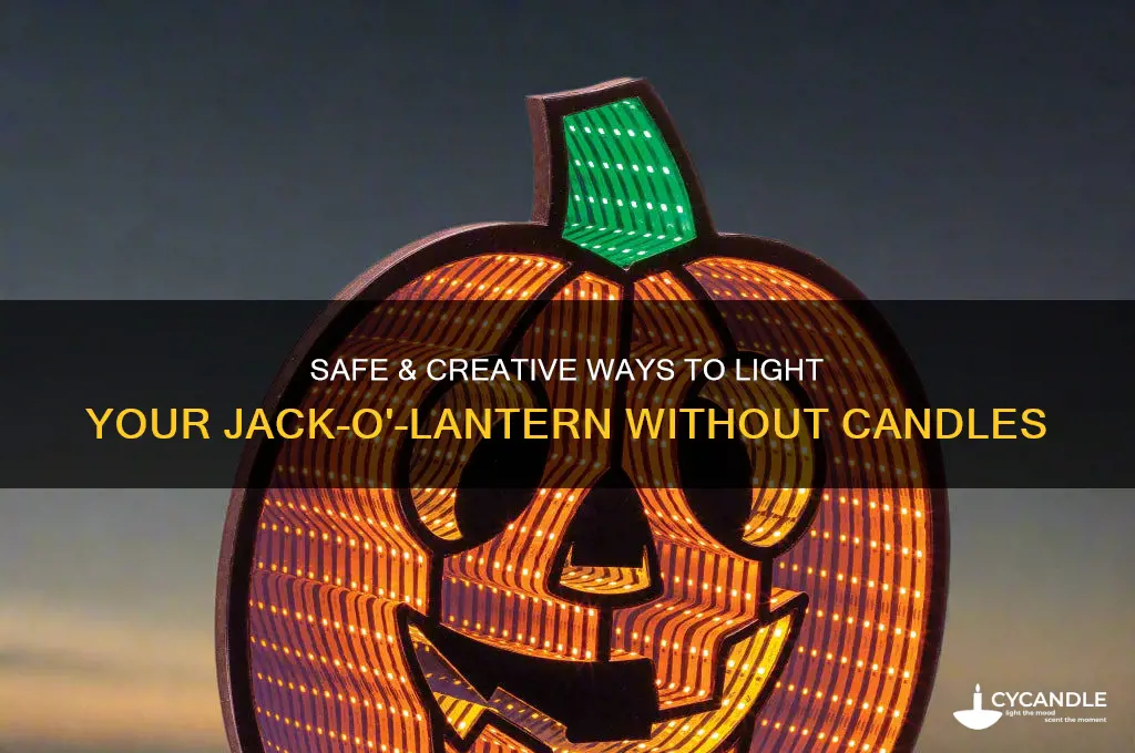 how to light jack o lantern without candle