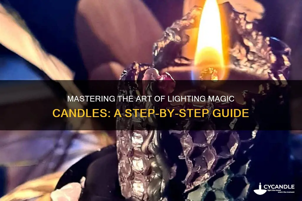 how to light magic candle