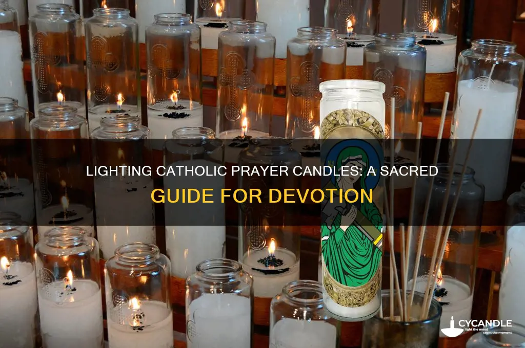 how to light prayer candles catholic