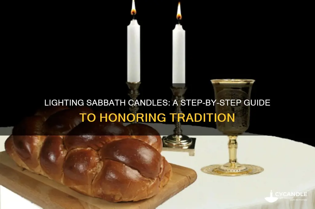 how to light sabbath candles
