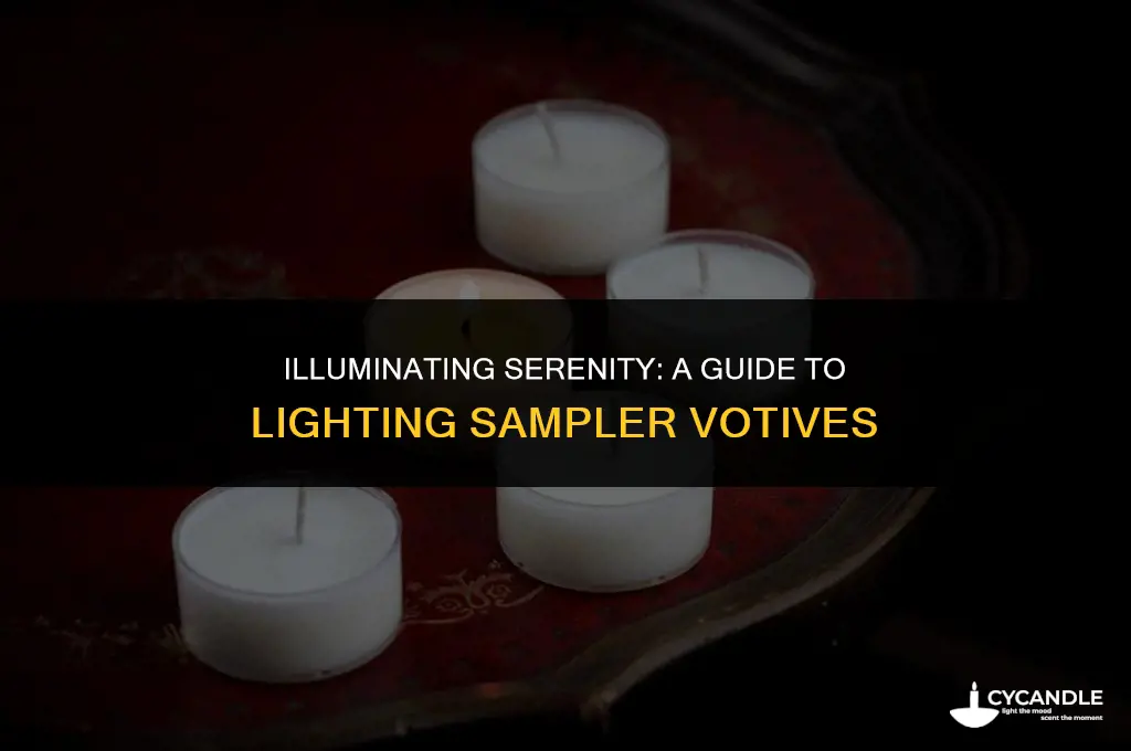 how to light sampler votives