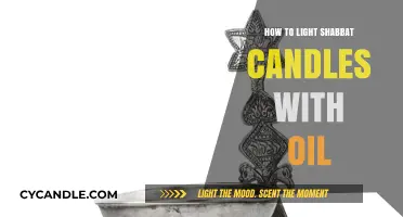 Lighting Shabbat Candles with Oil: A Step-by-Step Guide to Tradition