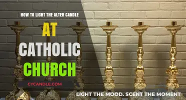 Lighting the Altar Candle: A Catholic Church Guide for Beginners