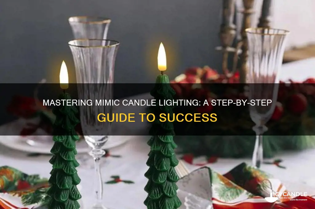 how to light the candles in the mimic
