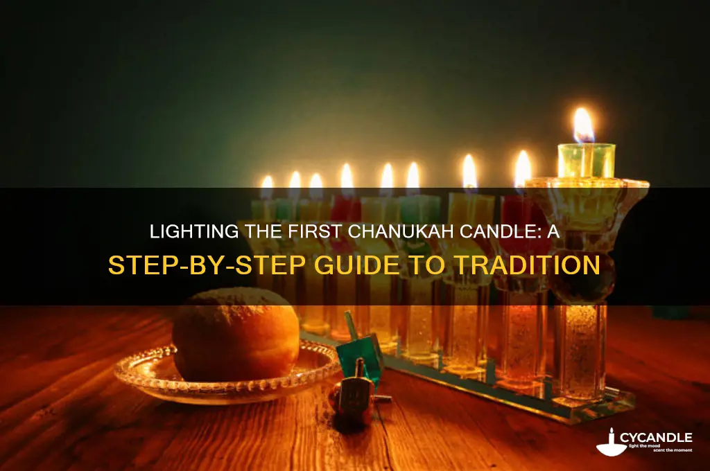 how to light the first chanukah candle