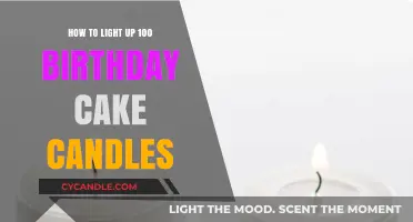 Creative Tips for Lighting 100 Birthday Cake Candles Effortlessly