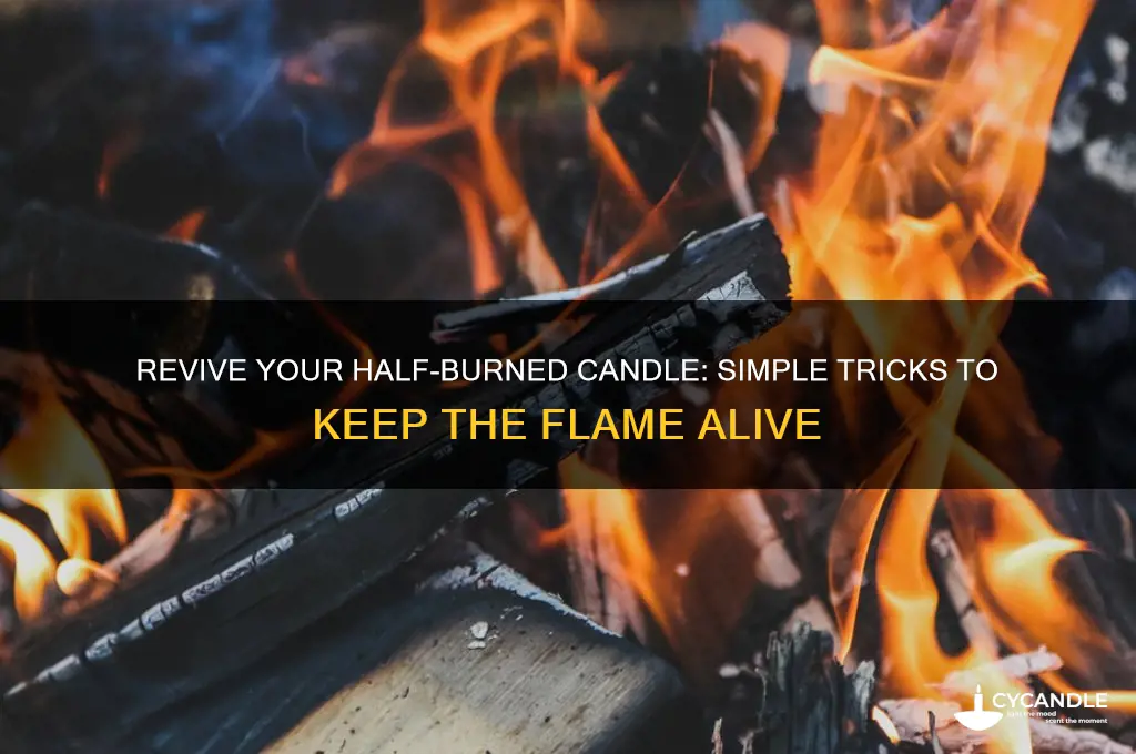 how to light up a candle when it