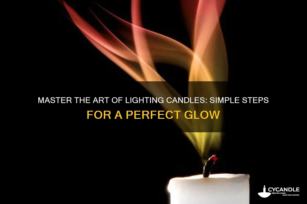 how to light up a candle
