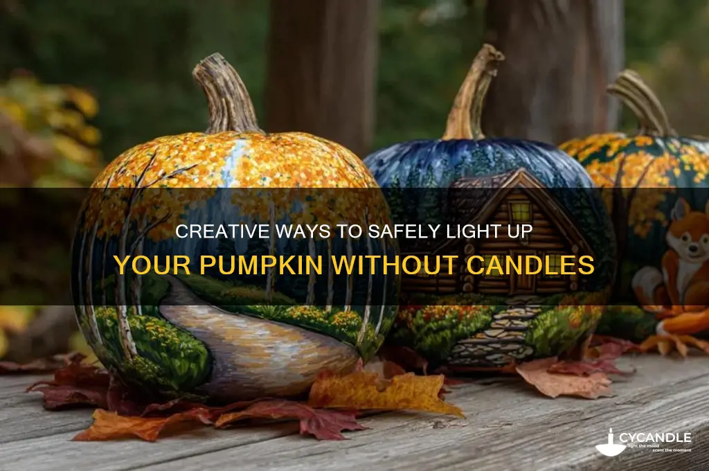 how to light up a pumpkin without a candle