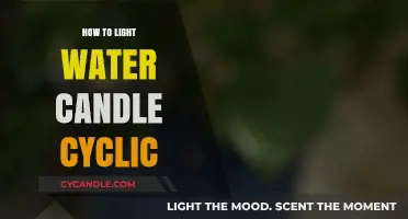 Mastering the Art of Lighting Water Candles in a Cyclic Pattern