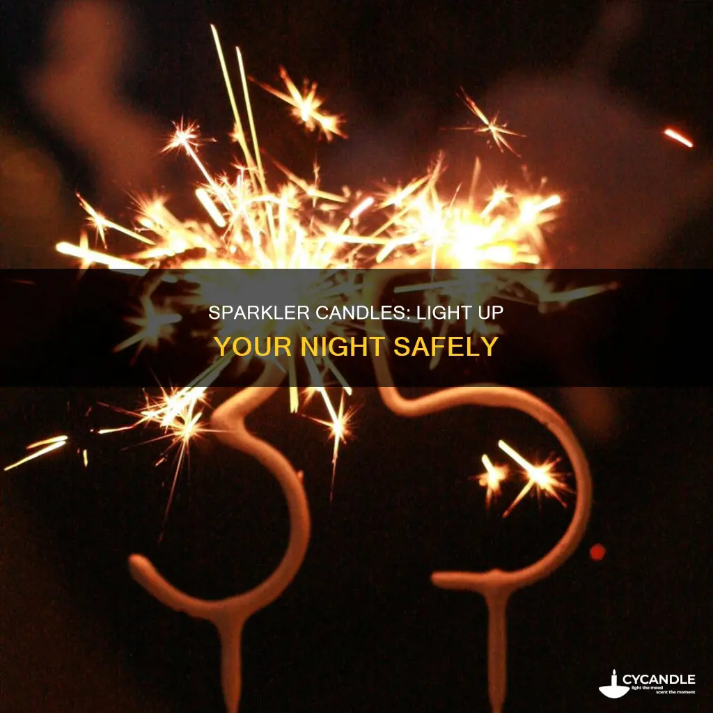how to lit sparkler candle