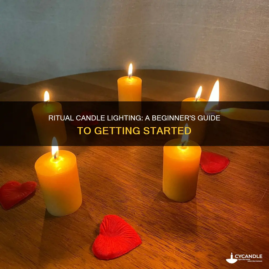 how to loght candles for ritual