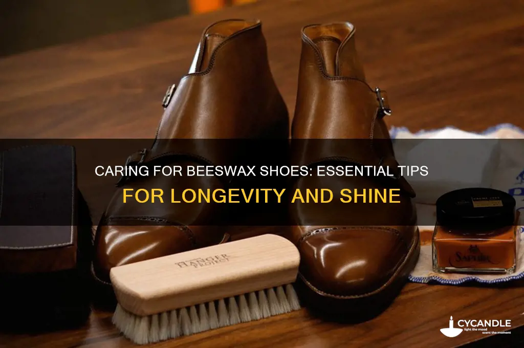how to look after beeswax shoes
