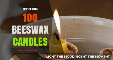 Crafting Beeswax Candles: A Step-by-Step Guide to Making 100