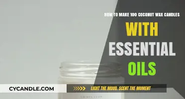 Crafting 100 Coconut Wax Candles Infused with Essential Oils
