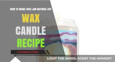 Crafting Natural Soy Wax Candles: 16oz Jar Recipe Guide