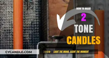 Crafting Unique Two-Tone Candles: A Step-by-Step DIY Guide
