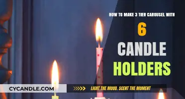 Crafting a Stunning 3-Tier Carousel with Six Candle Holders