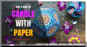 Crafting 3D Paper Candles: A Creative DIY Guide
