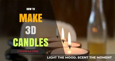 Crafting Stunning 3D Candles: A Step-by-Step DIY Guide