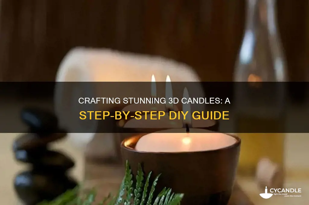 how to make 3d candles