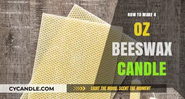 Crafting a Perfect 4 oz Beeswax Candle: Simple DIY Guide