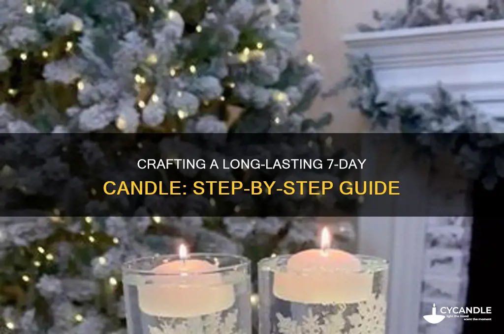 how to make 7 day candle