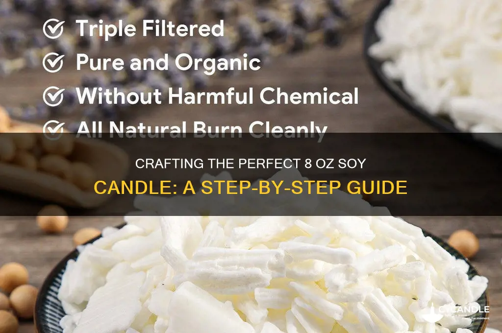 how to make 8 oz soy candle