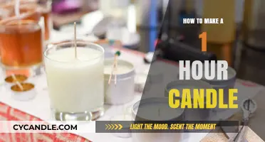 Crafting a Quick 1-Hour Candle: Simple DIY Guide
