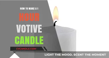 Crafting Serenity: Your Guide to Making a 1-Hour Votive Candle