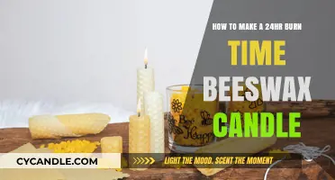 Crafting Long-Lasting Beeswax Candles: 24-Hour Burn Time Guide