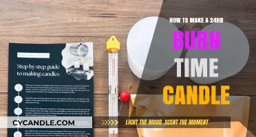 Crafting Long-Lasting Candles: Achieve 24-Hour Burn Time with Ease