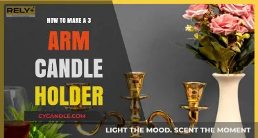 Crafting a Unique 3-Arm Candle Holder: DIY Guide