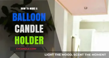 DIY Balloon Candle Holder: Easy Crafting Guide for Elegant Decor