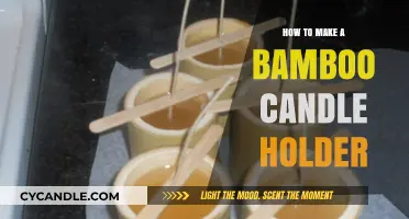 Crafting a Rustic Bamboo Candle Holder: Simple DIY Guide