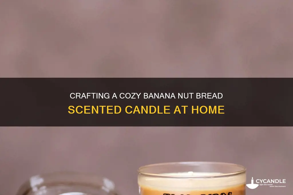 how to make a banana nut bread scented candle