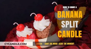 Crafting a Sweet Banana Split Scented Candle at Home