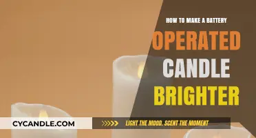 Enhance Your Battery-Operated Candle's Glow: Simple Brightening Techniques