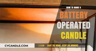 DIY Battery-Operated Candle: Easy Steps for Safe, Flickering Ambiance