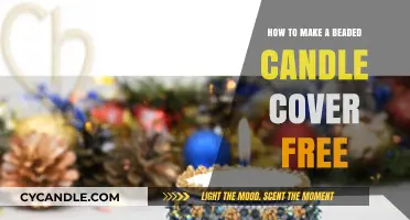 DIY Beaded Candle Cover: Free Crafting Guide for Beginners