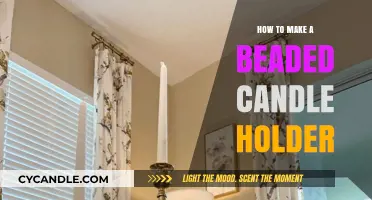 Crafting Elegance: DIY Beaded Candle Holder Tutorial for Home Decor