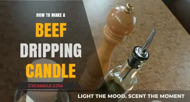 Crafting a Beef Dripping Candle: A Sustainable Lighting Guide