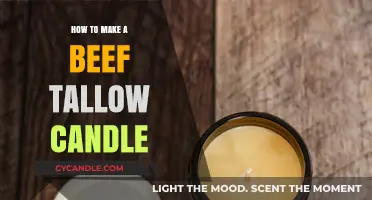 Crafting a Beef Tallow Candle: A Sustainable Lighting Guide