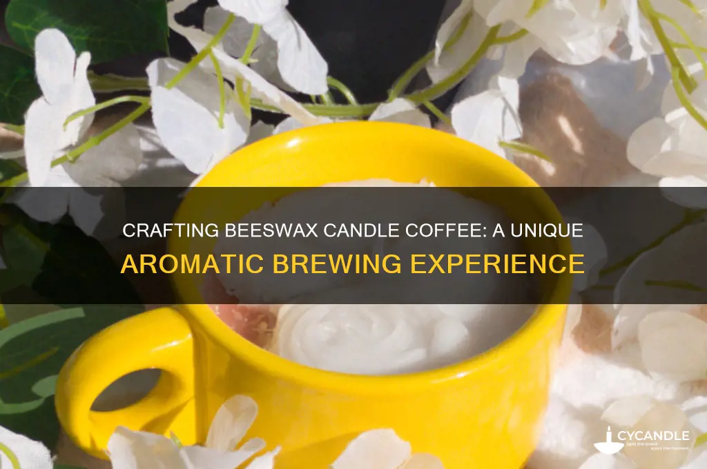 how to make a beesqax candle coffee