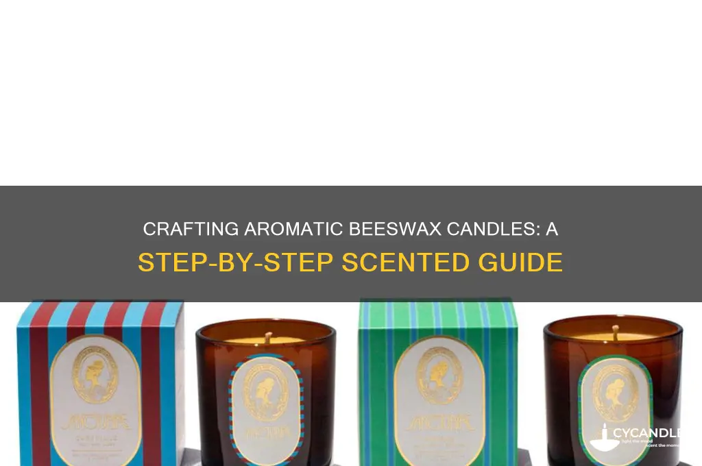 how to make a beeswax candle with scent