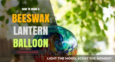 Crafting a Beeswax Lantern Balloon: A Step-by-Step DIY Guide