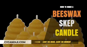 Crafting a Rustic Beeswax Skep Candle: Step-by-Step Guide